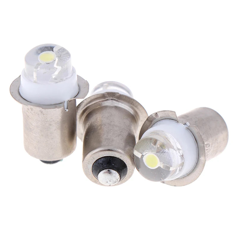 1PCS New P13.5S PR2 PR3 LED Miniature Lamp 0.5W DC 3V 4.5V 6V 1SMD for Flashlight Replacement Bulb Torches Work Light 40-60lm Vue