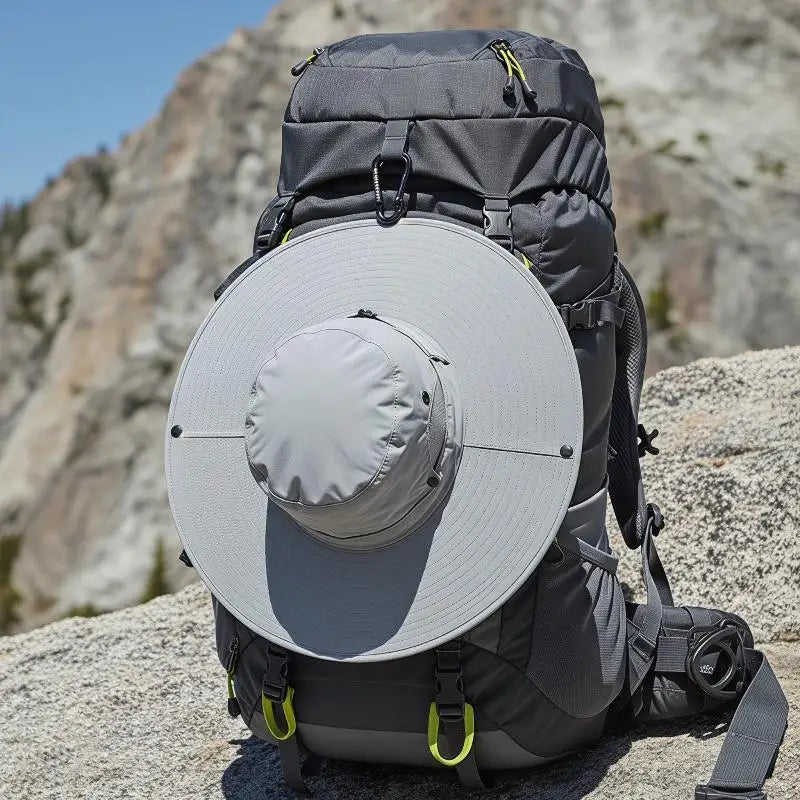 Large Brim Sun Hat UV Protection Breathable Detachable Mesh Cap Foldable Men And Women Outdoor Fishing Hiking Beach Caps Vue