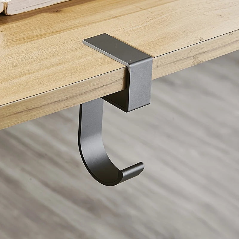 5-Shaped Bag Holder For Deskside, Table Side Hanger Bag Hook, Non-Sticky Removable Hook, Detachable And Mobile Hook Vue
