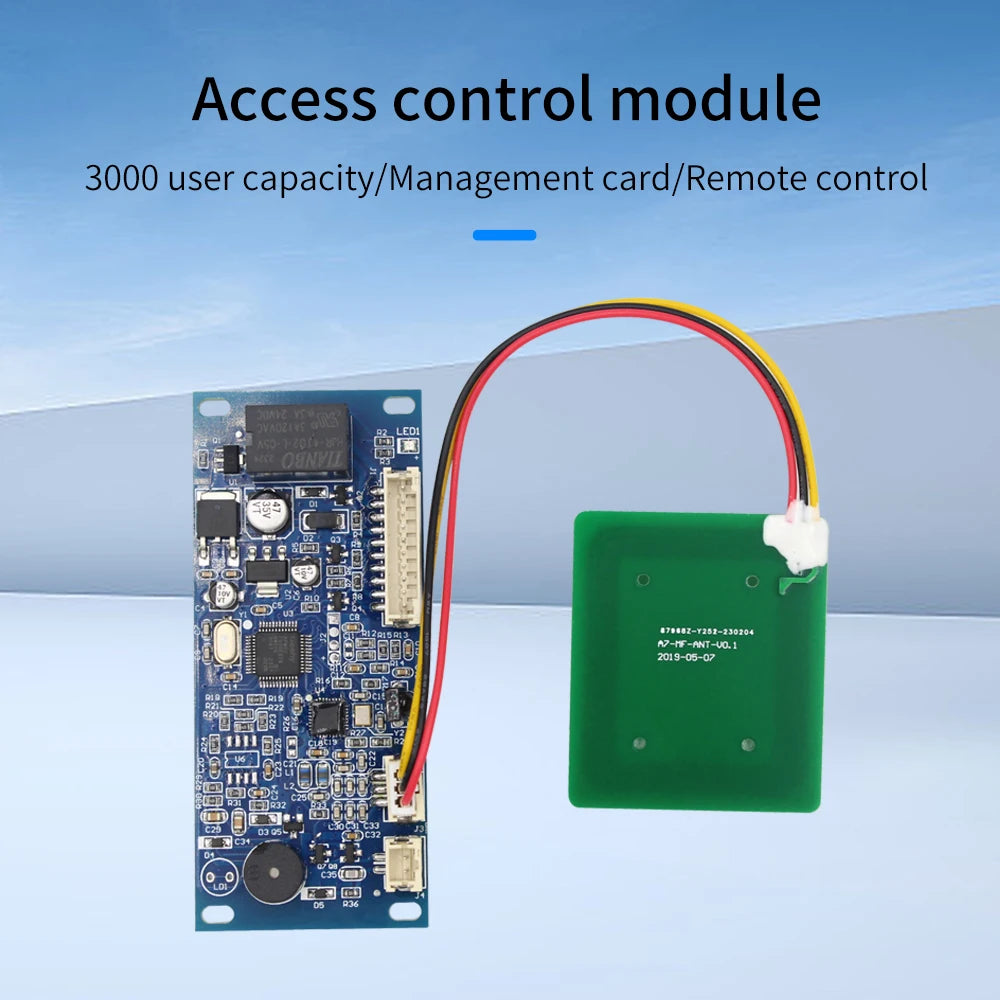 Embedded Access Controller Intercom Building Module DC 10-24V 13.56Mhz 125Khz RFID IC ID With Wg26 In out NO/NC/ COM interfaces Vue