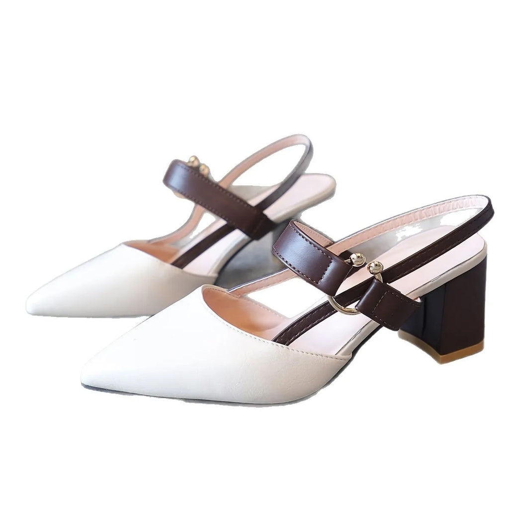 Women's Pointed-Toe Ankle Strap High Heel Sandals – Summer High Heel Sandals Vue
