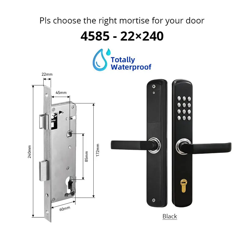Mechanical combination Coded Lock Fire and Waterproof Digital Lock Password and Silding Lock Push button For garden Vue JXB 4585 China Mainland