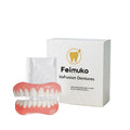 False Teeth Beauty Set, Comfortable Material Reusable Cosmetic Dentures, Enhance Smile & Oral Appearance Naturally Vue 1pc