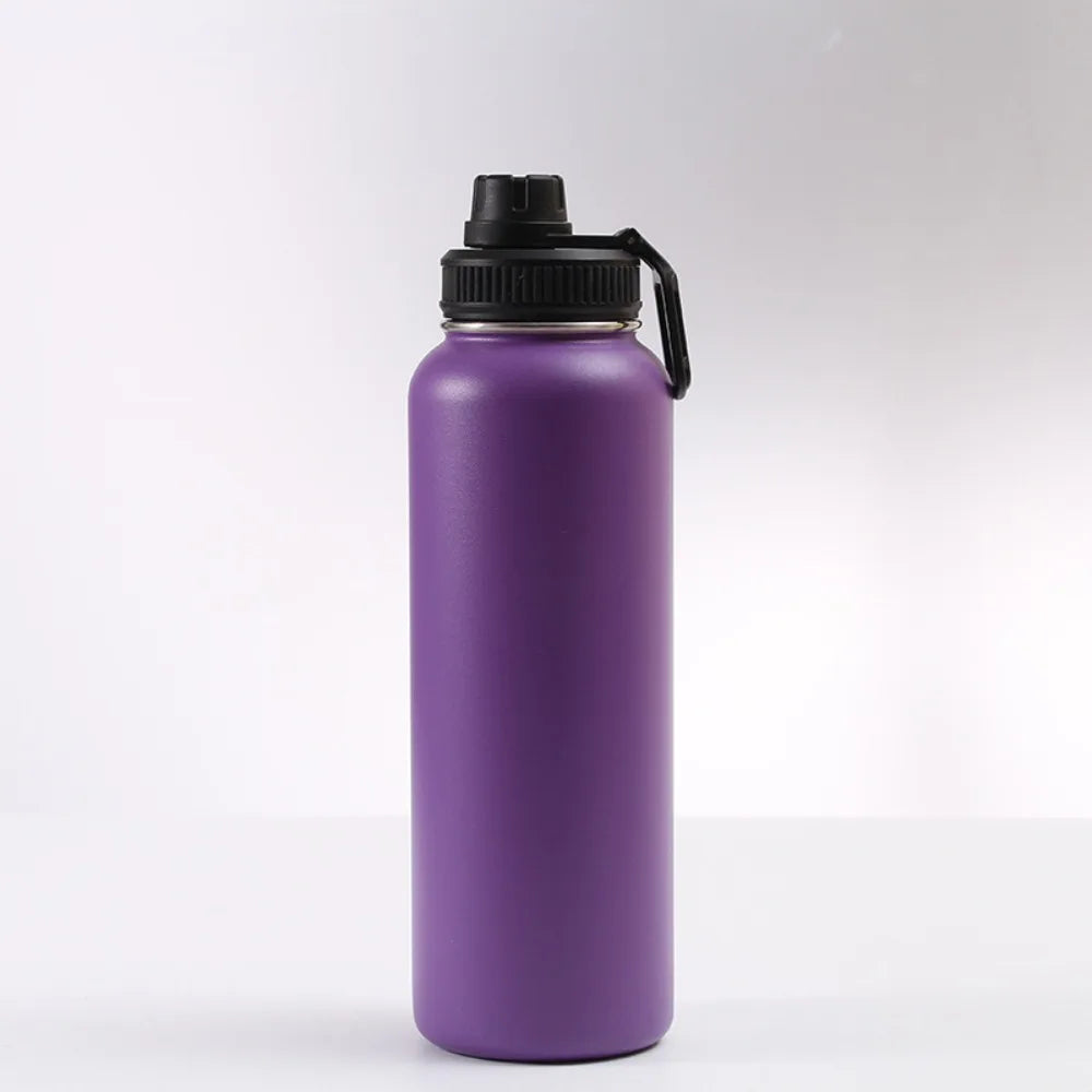 22 Oz Capacity Vacuum Insulated Water Bottle Wall Vacuum Insulated Keep Hot Or Cold Leakproof Water Bottle Portable Cup Vue Purple