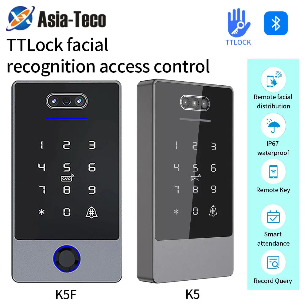 Ttlock Face Recognition Smart Lock Controller Facial Access Control Keypad Biometric Fingerprint TTRenting TThotel G2 Wifi Hub Vue