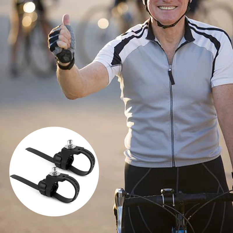 Front Rear Rack Converter Adjustable 2-Piece Bike Fork Clamp Mud