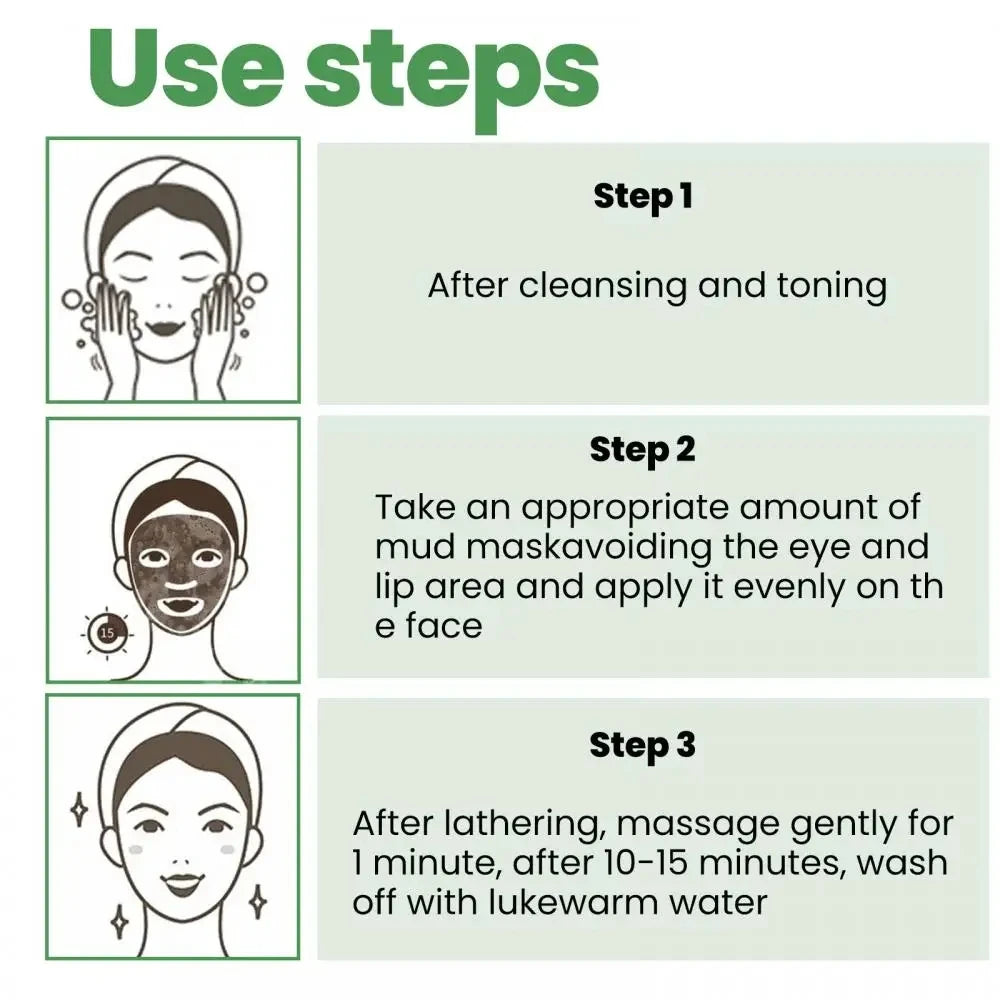 Eggplant Solid Cleansing Mask Smear Type Mud Film Deep Cleansing Face Skin Oil Control Moisturize Shrink Pores Beauty Skin Care Vue