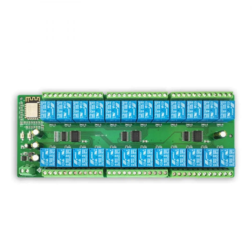 DC5V/12V/24V Power Supply Relay Board ESP8266 WIFI 24 Channel Relay Module ESP-12F Development Board Smart Home Relay Vue