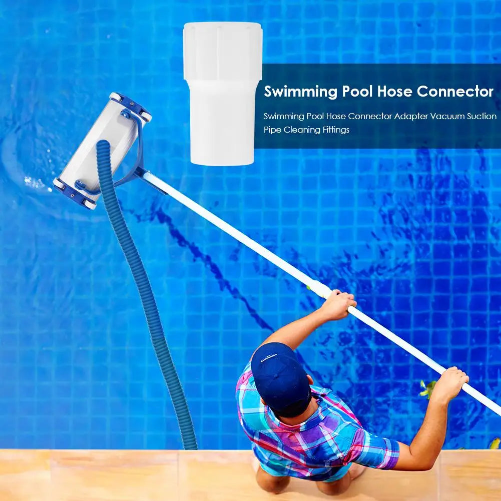 Pool Vacuum Hose Connector Adapter | 38mm Spiral Fit PVC Pool Hose Adapter Vue China Mainland