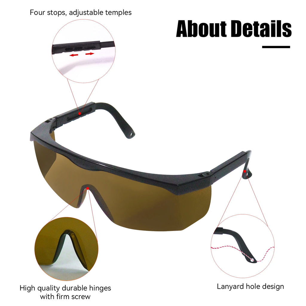 Eye protection CE Certified 755/1064nm OD5+Protective Eyewear for Picosecond Laser Medical Spot Removal Devices Laser Goggles Vue