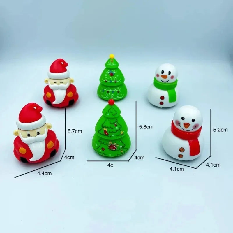 Pull Back Christmas Toy Car Snowman and Christmas Tree Vehicle Interactive Fun Educational Toy Kindergarten Kids Holiday Gift Vue