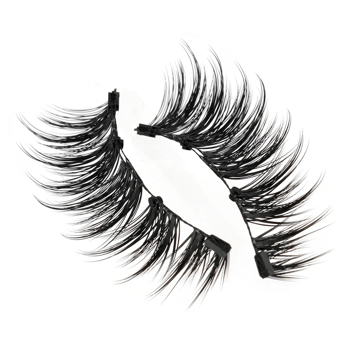 New Magnetic Eye Lashes With Winged Ends Soft Reusable Magnetic Lashes Natural Look 3D False Lashes Makeup With Magnet Tool Vue