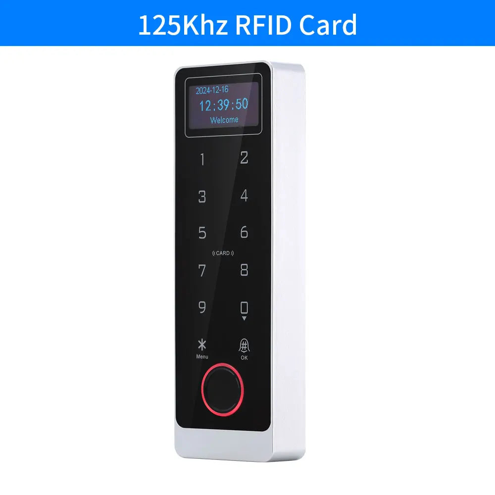 Waterproof WIFI Tuya App Control Fingerprint Reader With LED LCD Screen Stand-Alone Door Keypad Metal RFID Access Control System Vue HD1 EM