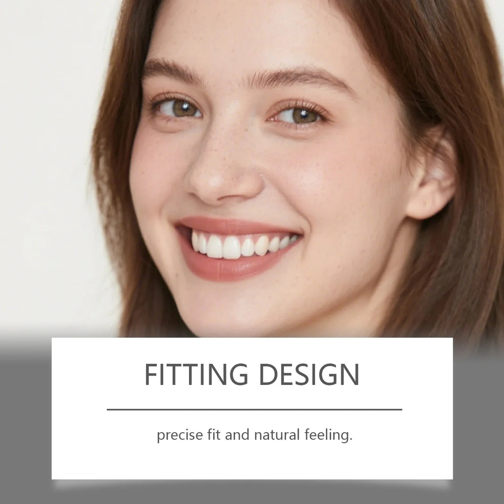 Cosmetic Denture Kit - Skin-Friendly & Comfortable, Easy-Wear Natural Fit, Instant Smile Aesthetic Improvement For Occasions Vue