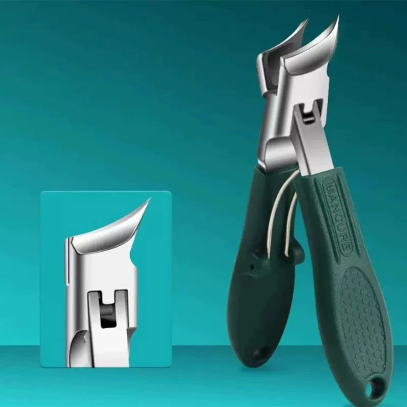 Opening Slanted Anti-Splash Nail Clipper Oblique Nail Clippers Paronychia Clippers Portable Toenail Fingernail Trimmer Manicure Vue