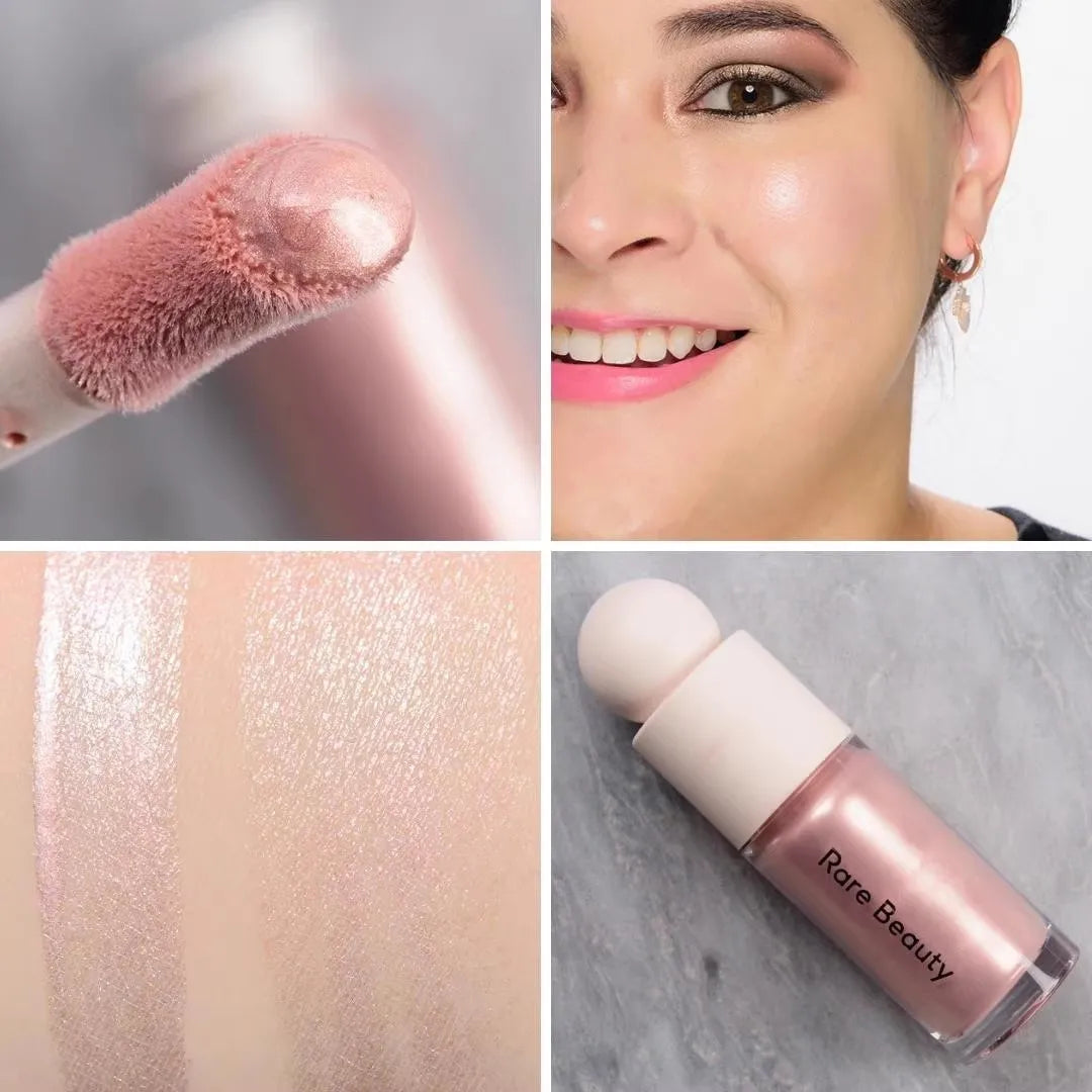 Rare Beauty Liquid Highlighter Shimmer Lasting Waterproof Natural Glow Face Body Blendable Highlight Cosmetic for Daily Party Vue