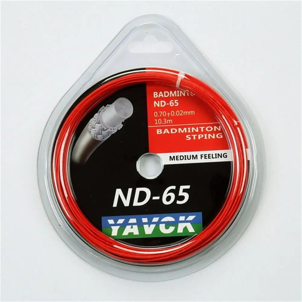 Sport Equipment 0.7 mm Badminton Training Carbon Nanofiber Badminton String Badminton Net Badminton String Line Shuttlecock Net Vue red