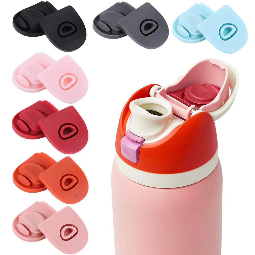 2Pcs Water Bottle Top Lid Parts Silicone Cap Mouth Plug Gasket Water Bottle Top Lid Gasket for Owala FreeSip 19oz 24oz 32oz 40oz Vue
