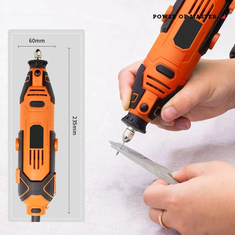 200W Variable Speed Mini Rotary Tool – Electric Grinder & Engraver Rotary Grinder Tool Vue