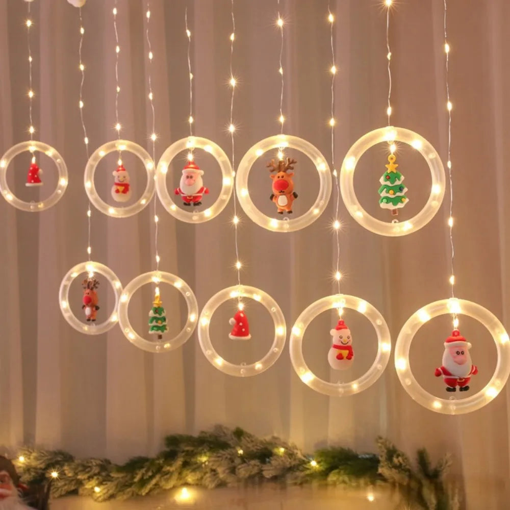 1PC 3M120LED Christmas USB leather wire ice strip light with remote control,used for festival,party and room decoration ﻿ Vue