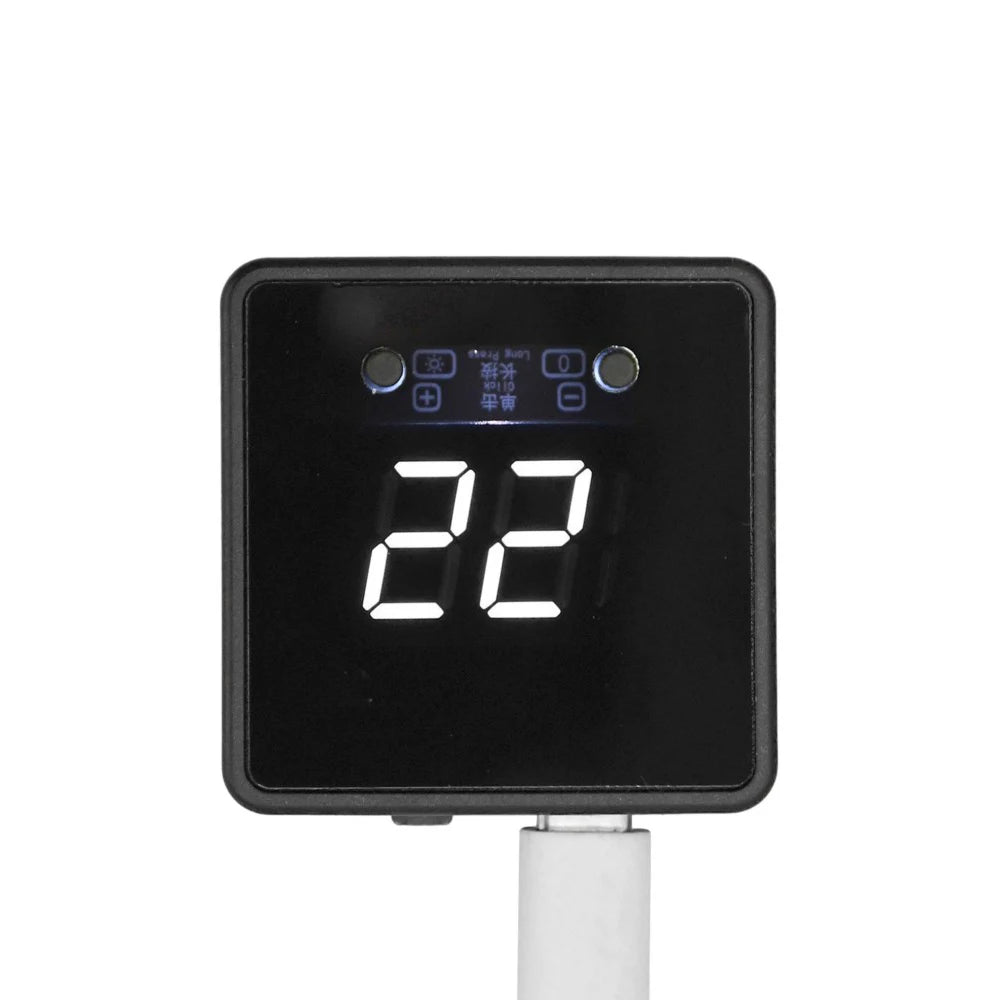 DC5/12/24V 4Pin Fan PWM Speed Controller Digital Display Speed Regulator with Remote Control Speed Gonvernor for DIY PC Cooling Vue