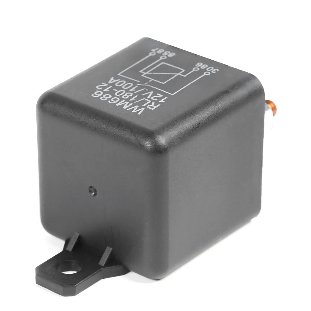 WM686 12V 100 Amp Split Charge/Winch Relay Car Van Boat Mower Starter Relay Vue