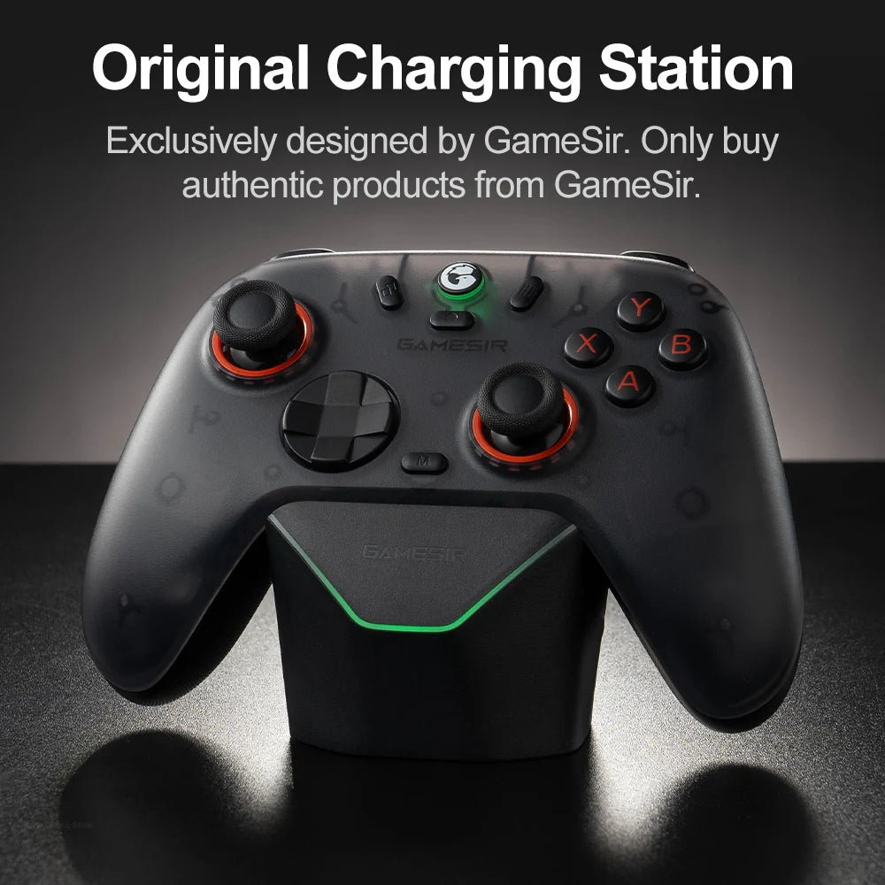 GameSir Gamepads Charger Dock Nova 2 Lite Super Nova Charging Station Original Stylish Dispay Stand Smart Start Stop Charging Vue