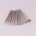 10PCS Ultra-Thin T Head Shank Diamond Mounted Point Stone Jade Carve Polish Engrave Tools Set Grinding Bit Accessory Vue 10PCS