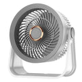 USB Desktop Fan with Aromatherapy Box – 5-Speed, 360° Rotation Desktop Aromatherapy Fan Vue Gray USB Type-C
