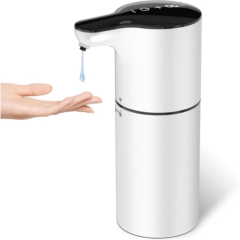 Automatic Liquid Soap Dispenser Touchless Dish Soap Dispenser 8 Level Adjustable Control Rechargeable Auto Soap Pump Hands Free Vue