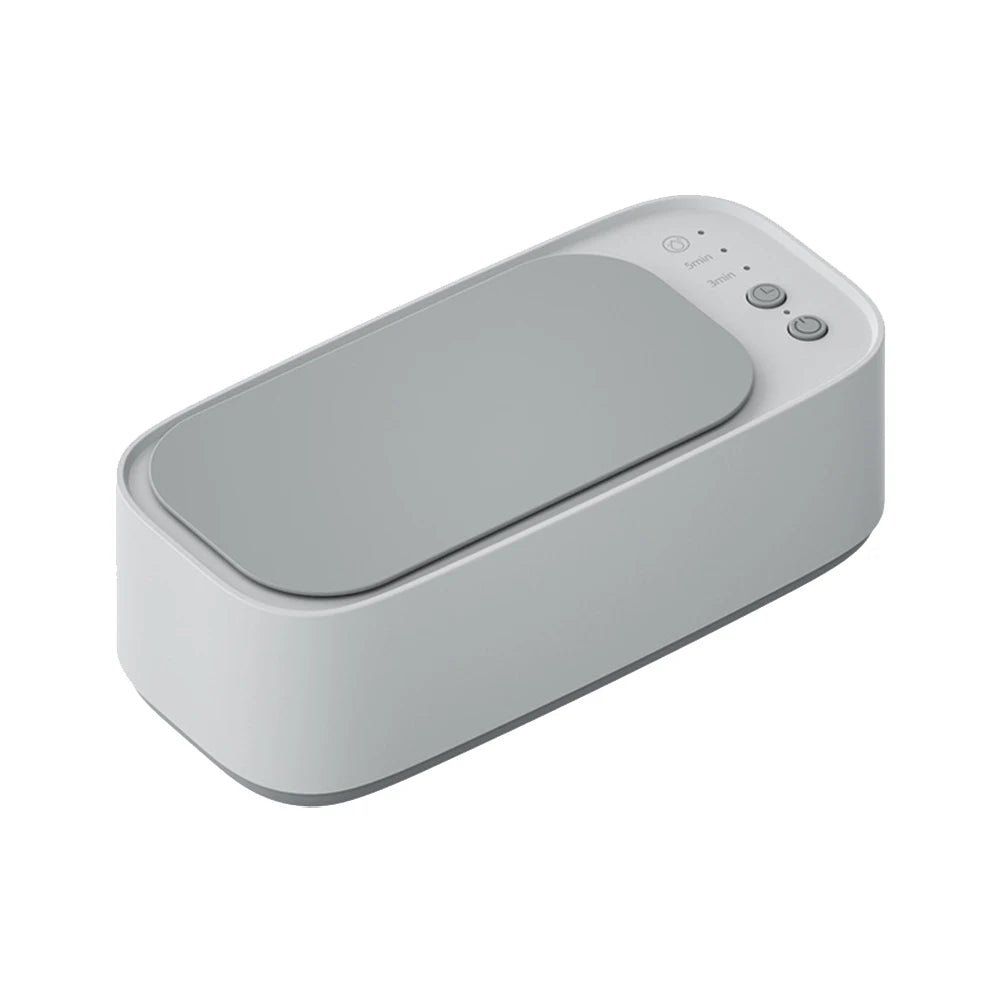 Multifunctional 45KHZ Ultrasonic Cleaner Ultrasonic Washing Sonicator Bath For Watches Contact Lens Glasses Denture Teeth Vue WHITE