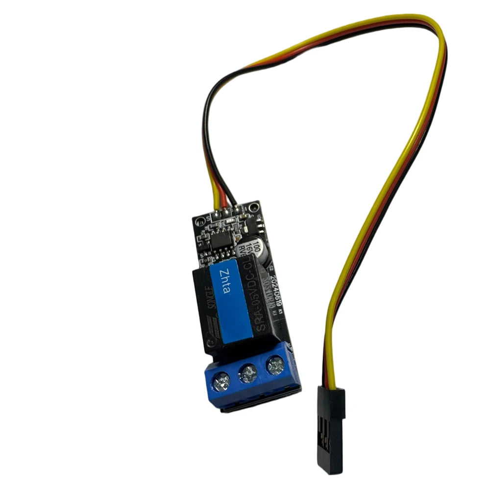Single Channel PWM Electronic Relay Switch RC Light Controller 900-2100us Signal 4.8-8.4V 10A 50VDC/250VAC for RC Model Receiver Vue
