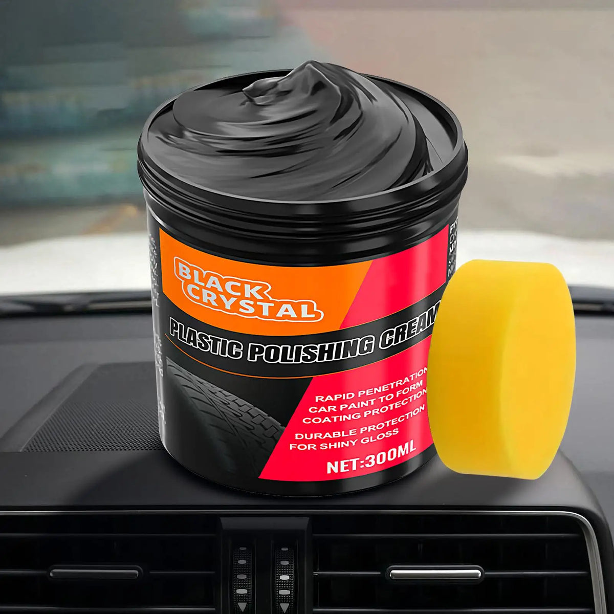 300g Repair Polishing Wax Car Leather Maintenance Wax Paste Cleaner for Minor Scratch Repair Plating Parts Metal Detailing Vue