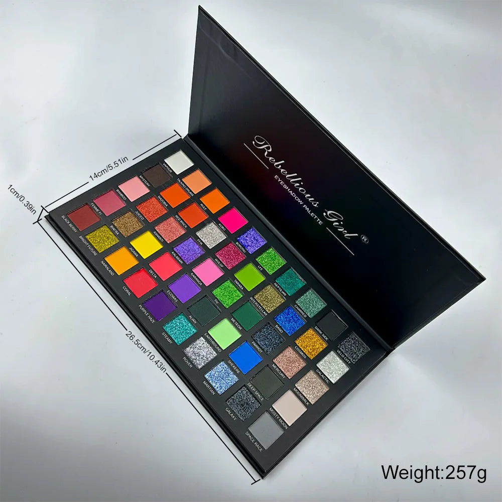 50Color Palette Matte Shimmer Makeup Plate Highly Colored Color Powder Durable Waterproof Makeup Cosmetics Vue