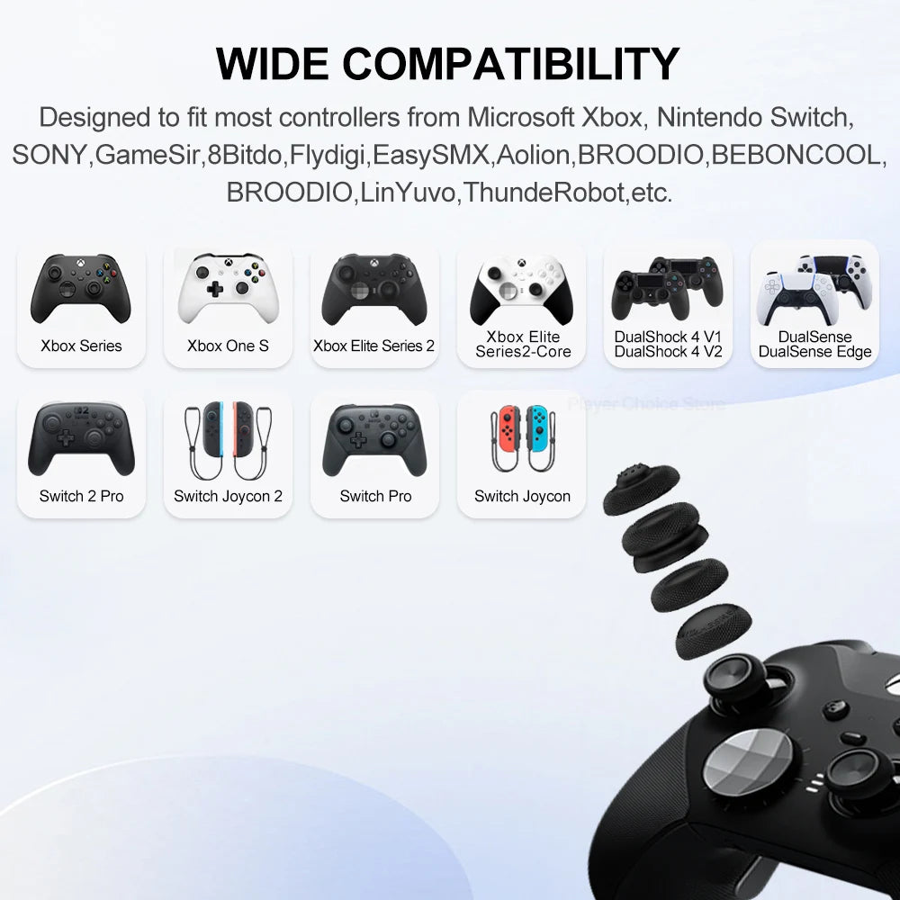 GameSir Joysticks Caps for G7 PRO G7 Pro 8K Cyclone 2 G7 SE G8 Plus Nova 2 Lite Gamepads Colorful Silicon Thumb Grips Caps Vue