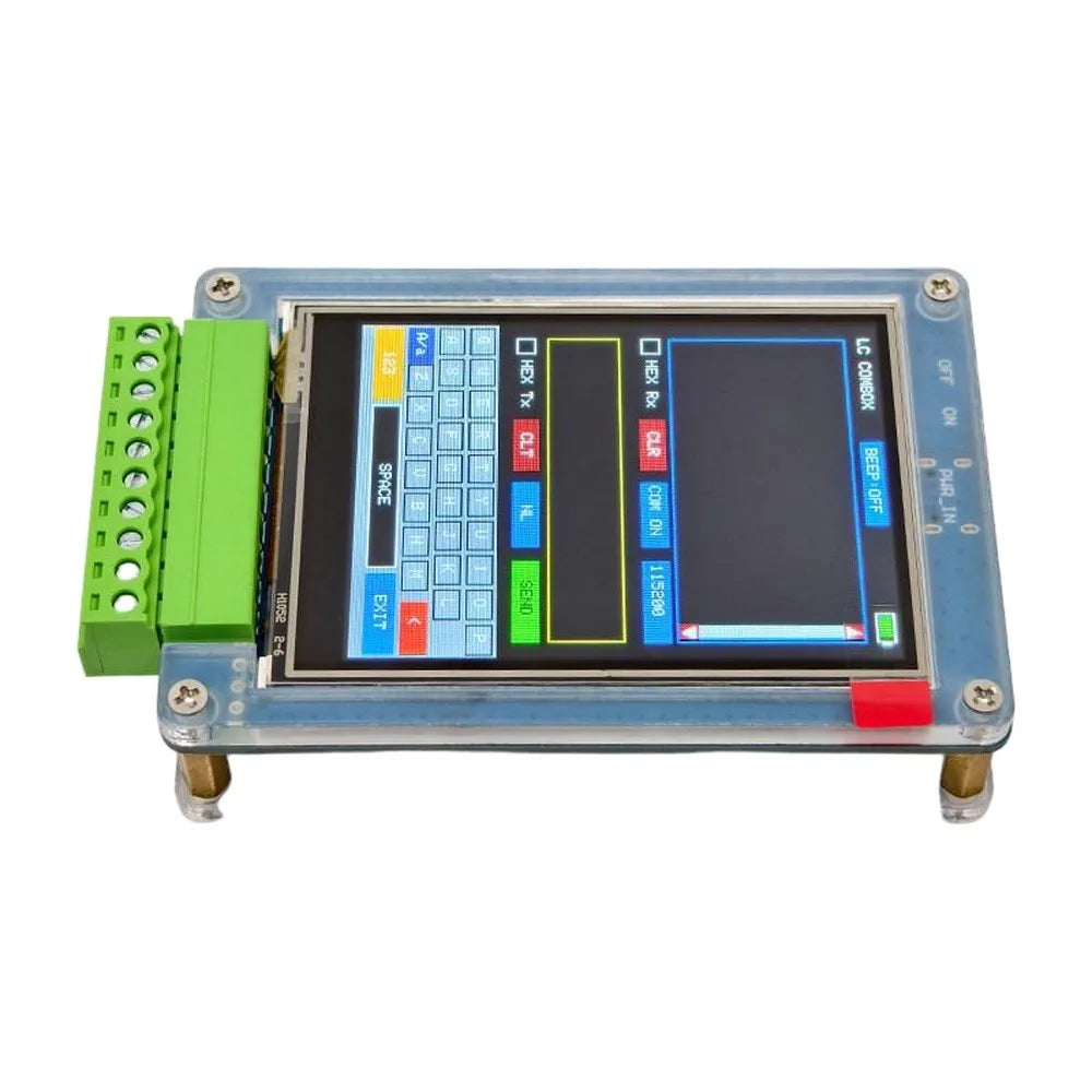 Handheld Serial Debugger RS485/RS232/TTL 2.8 Inch Touch TFT Screen STM32 2700mAh Battery HEX Serial Data Transceiver Tool Vue Default Title