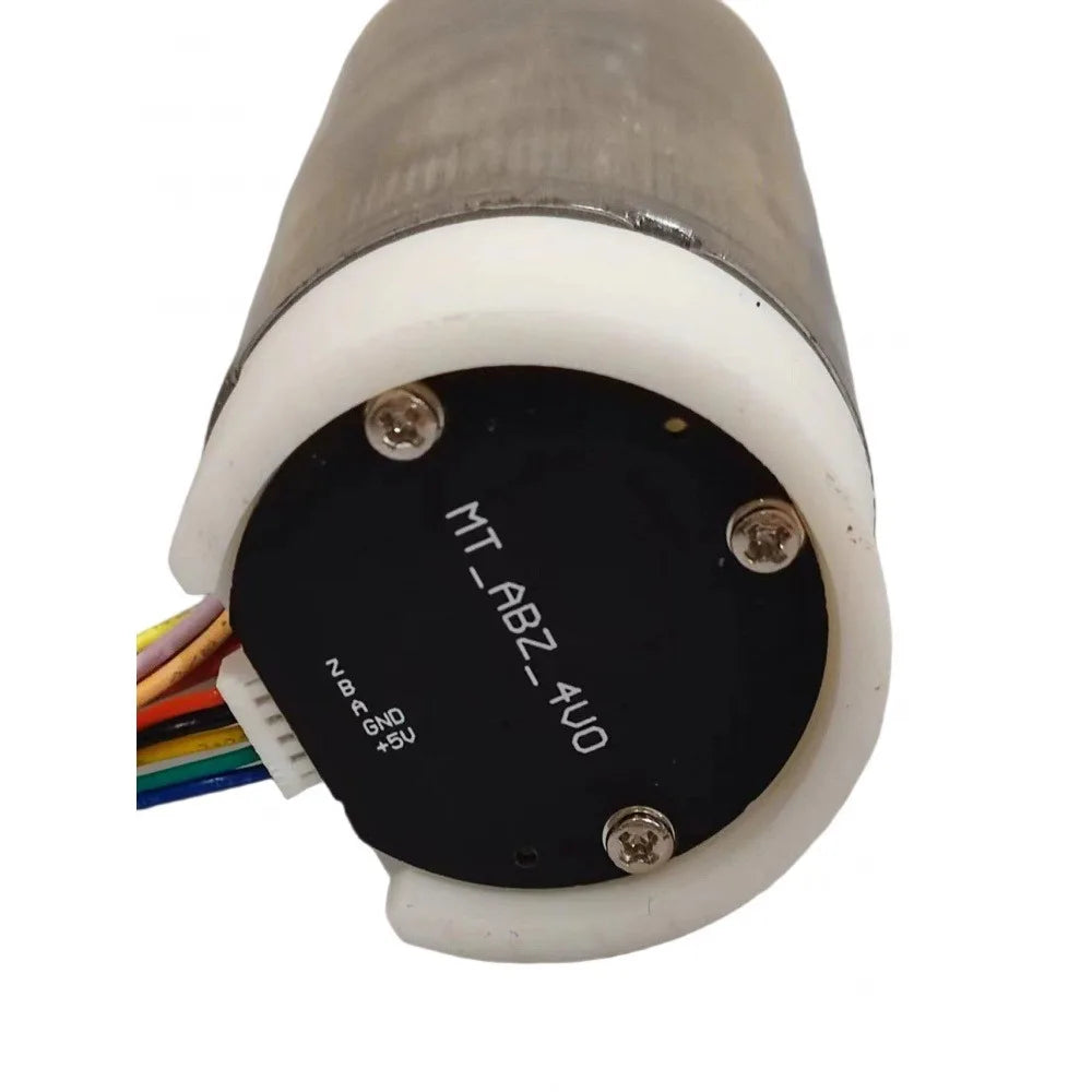 1PCS BLDC DC Brushless Servo Motor 10W 24-48V 2000-4000rpm 3-Phase with Hall Sensor & 1000CPR ABZ Encoder Vue