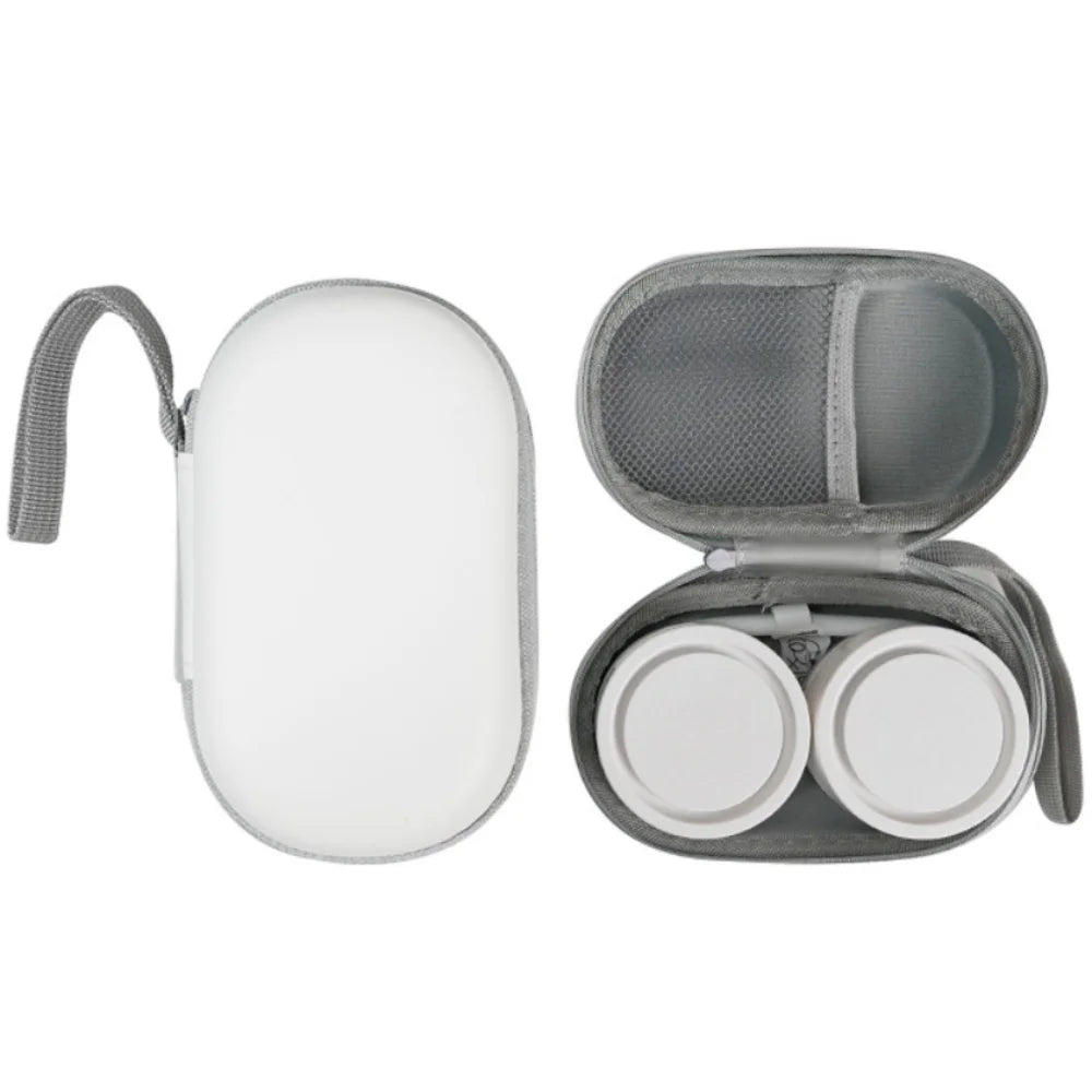 3 Speeds Neck Fan Foldable Long Battery Life Portable Hands-free Vue White With A Box