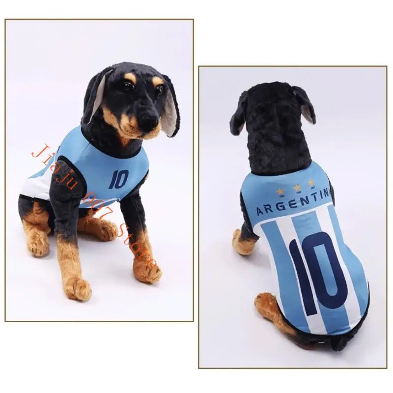Soccer Jersey Vest for Small Dogs | Lightweight Sport Shirt Dog Jersey Vest Vue