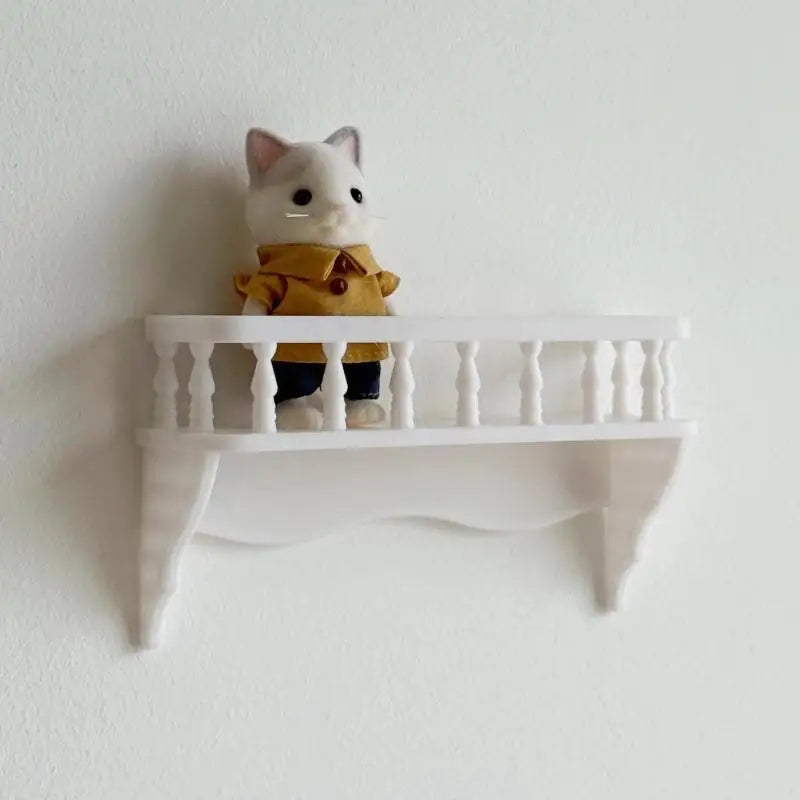 Dollhouse Storage Rack 112 Scale Wall Mounted Mini Shelf Simulation for DIY Scene Decor Accessory Room Organization Vue