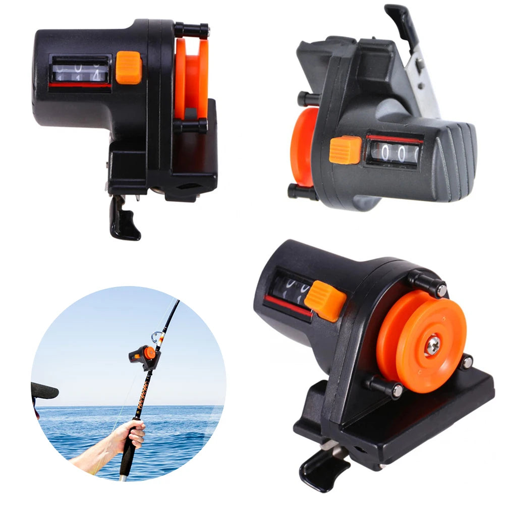 ALLOYSEED Fishing Line Depth Counter | 0-999M Digital Display Fishing Depth Counter Vue