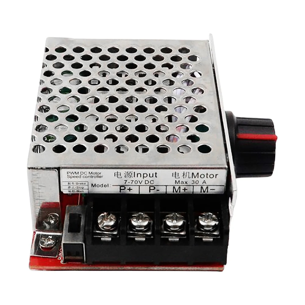 PWM DC Motor Speed Controller 7-70V 30A Variable Regulator Motor Speed Controller Vue
