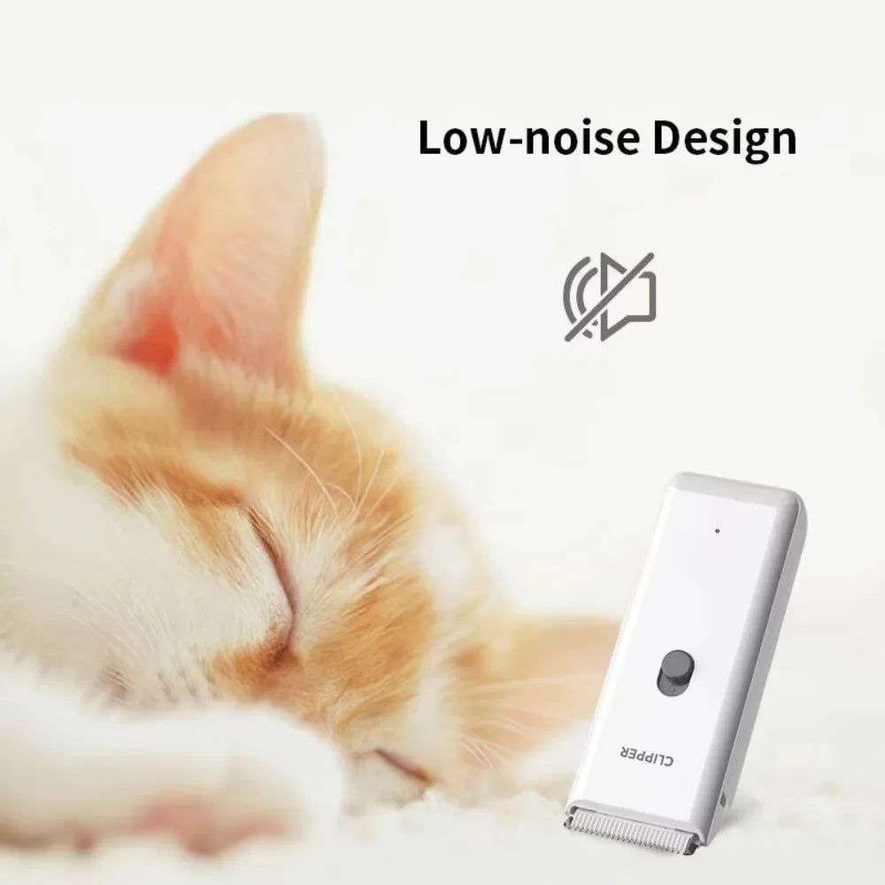 Pet Haircutting Professional Dog Hair Clipper Waterproof Wireless Pet Hair Trimmer Low Noise Mute Cat Grooming Clipper Home Use Vue