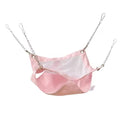 Polyester Double-layer Hamster Hammock Comfortable Breathable Squirrel Hanging Cage House Waterproof Easy to clean Vue Pink M