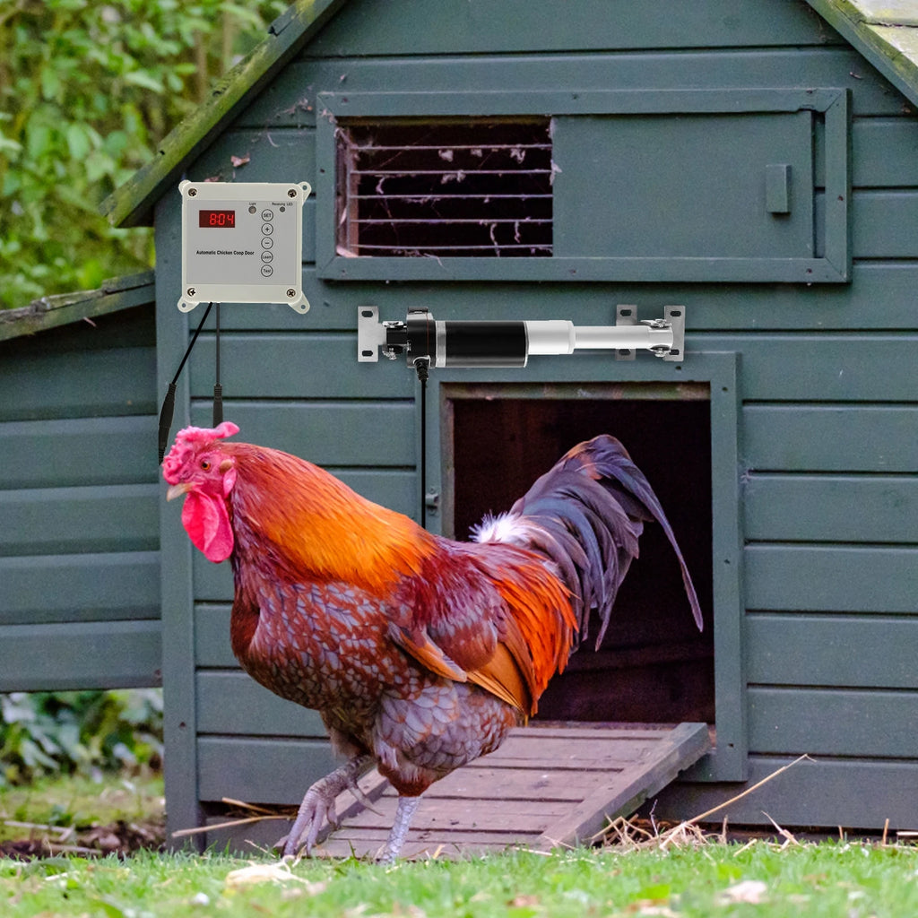 Automatic Chicken Coop Door Opener – Timer, Light Sensor & Remote Coop Door Opener Vue
