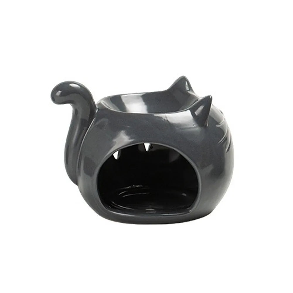 Ceramic Incense Burner Cartoon Animal Heat-resistant Essential Oil Burner Hollow Out Aromatherapy Burner Bedroom Vue Style A