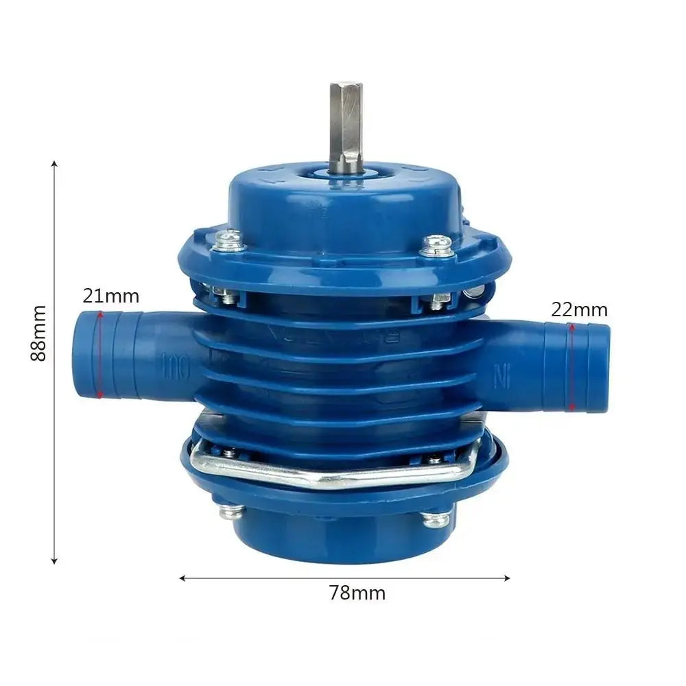 Small Electric Drill Pump Self-priming Portable Liquid Transfer Pump Round Shank High Quality Self Suction Centrifugal Pump Vue