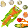 2-Piece Julienne & Vegetable Peeler Set – Multifunctional Slicer Julienne Peeler Set Vue Light Grey