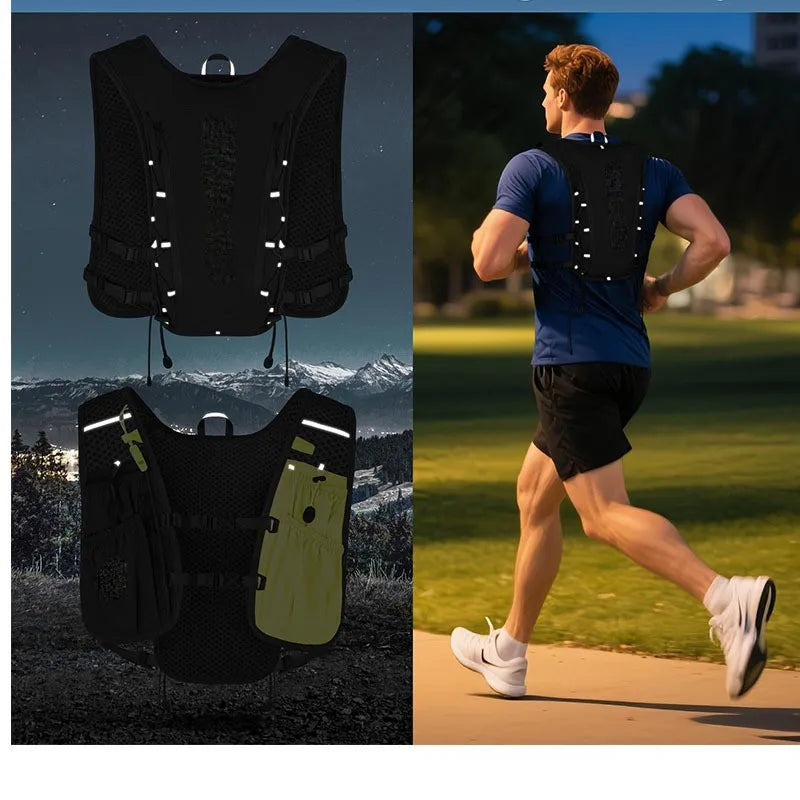 Spot New Multi-functional Running Backpack Safety Reflective Sports Backpack Water Bag Backpack Cycling Bag. Vue