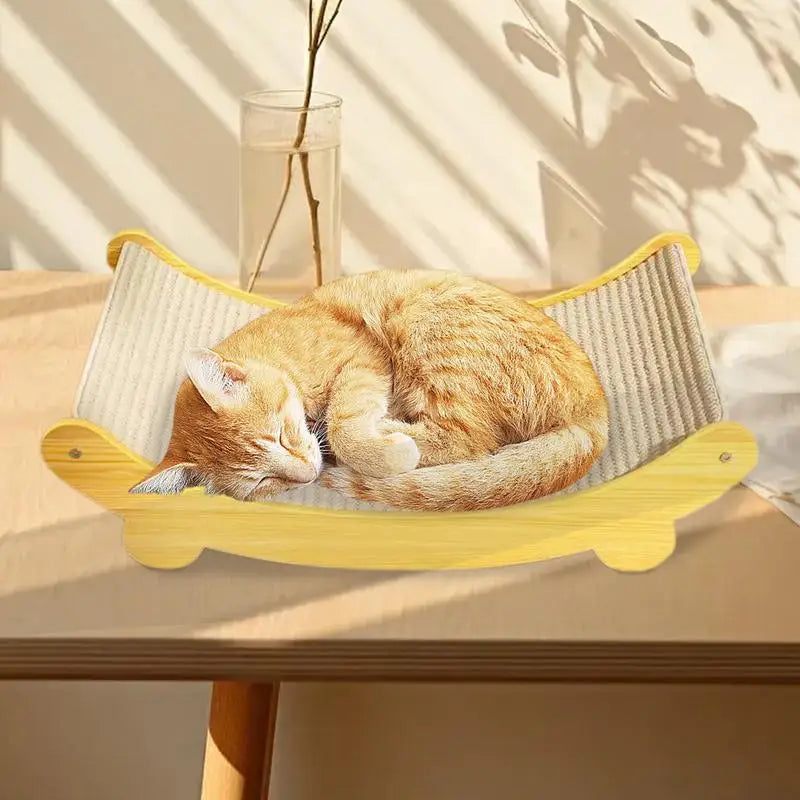 Sisal Cat Scratching Pad Reusable Cat Scratcher Cat Scratch Bed Nest for Pet Sleeping Playing Grinding Small Medium Large Cats Vue